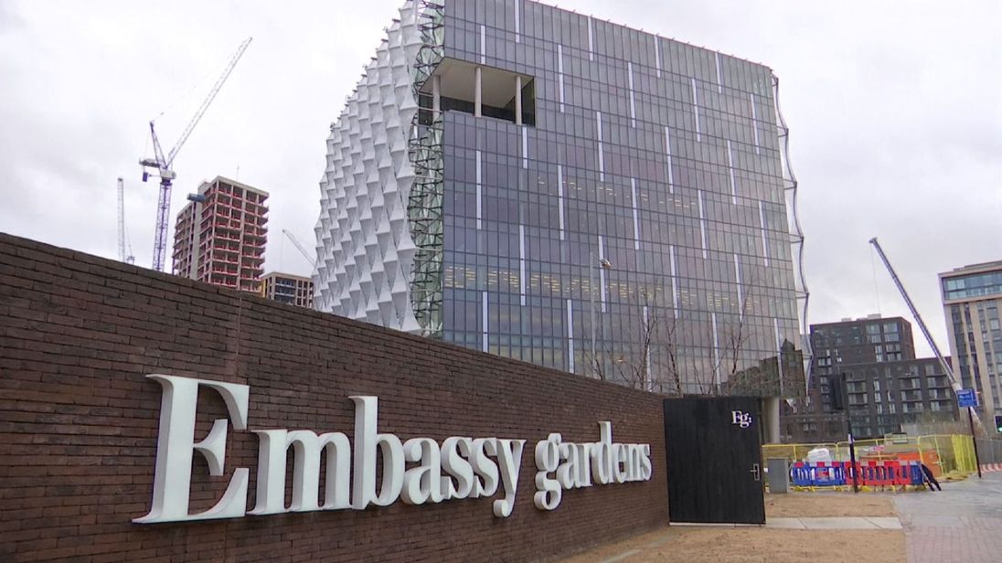 The embassy is a key part in the rejuvenation of Nine Elms
