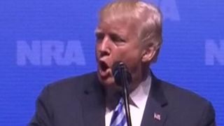 Donald Trump talks tough on gun law