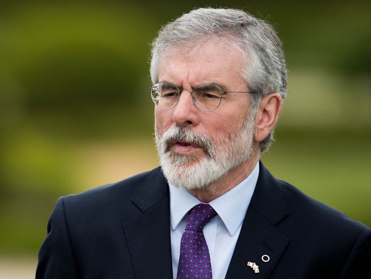 Gerry Adams was the leader of Sinn Fein from the 1980s until 2018
