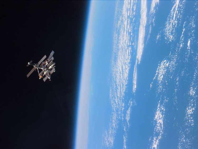 Despite looking empty, the space around Earth is cluttered with junk