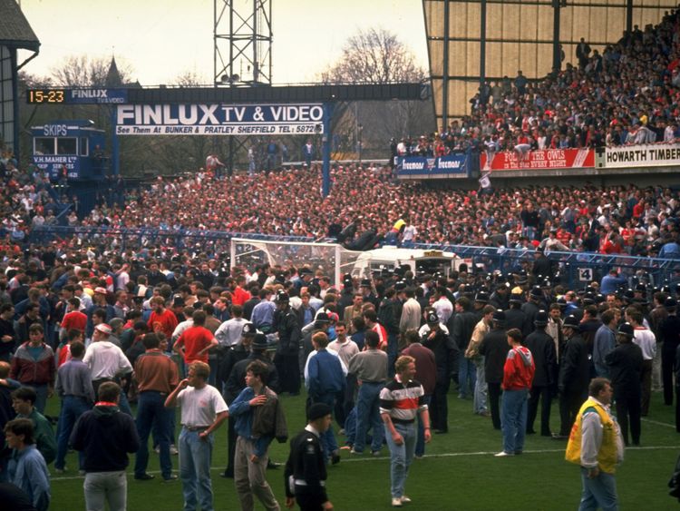 Liverpool fans were crushed at the FA Cup semi-final in 1989