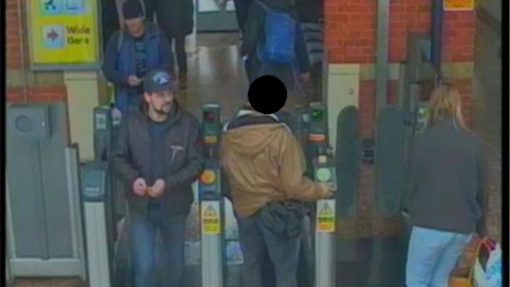 CCTV8 = image of both suspects at Salisbury train station at 13:50hrs on 04 March 2018
