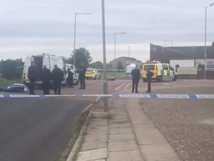 Police attend scene of fatal shooting in Belle Vale, Liverpool