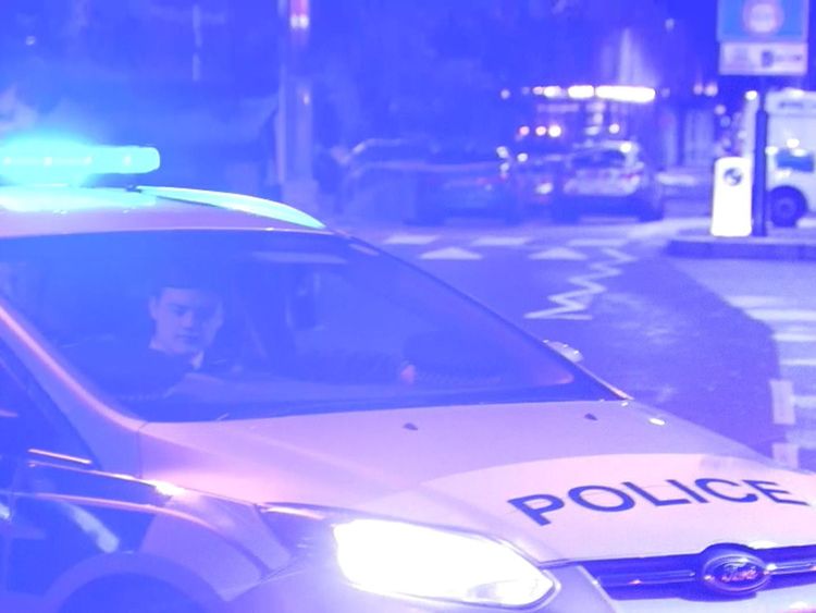 Three officers were hurt in Islington